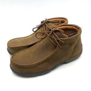 Steel toe moccasins
